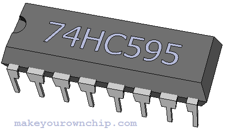 3-D Computer Modeling of 74HC595