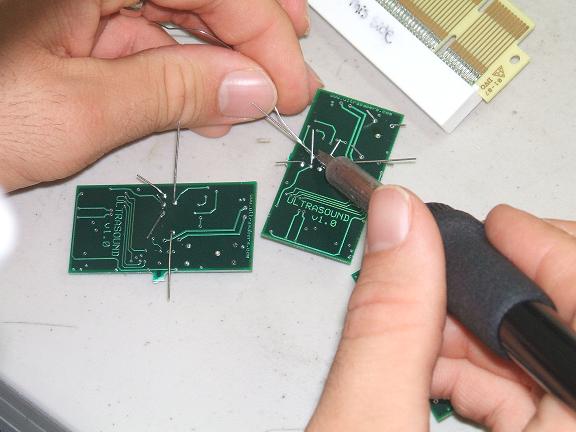 PCB Assembling of through hole components
